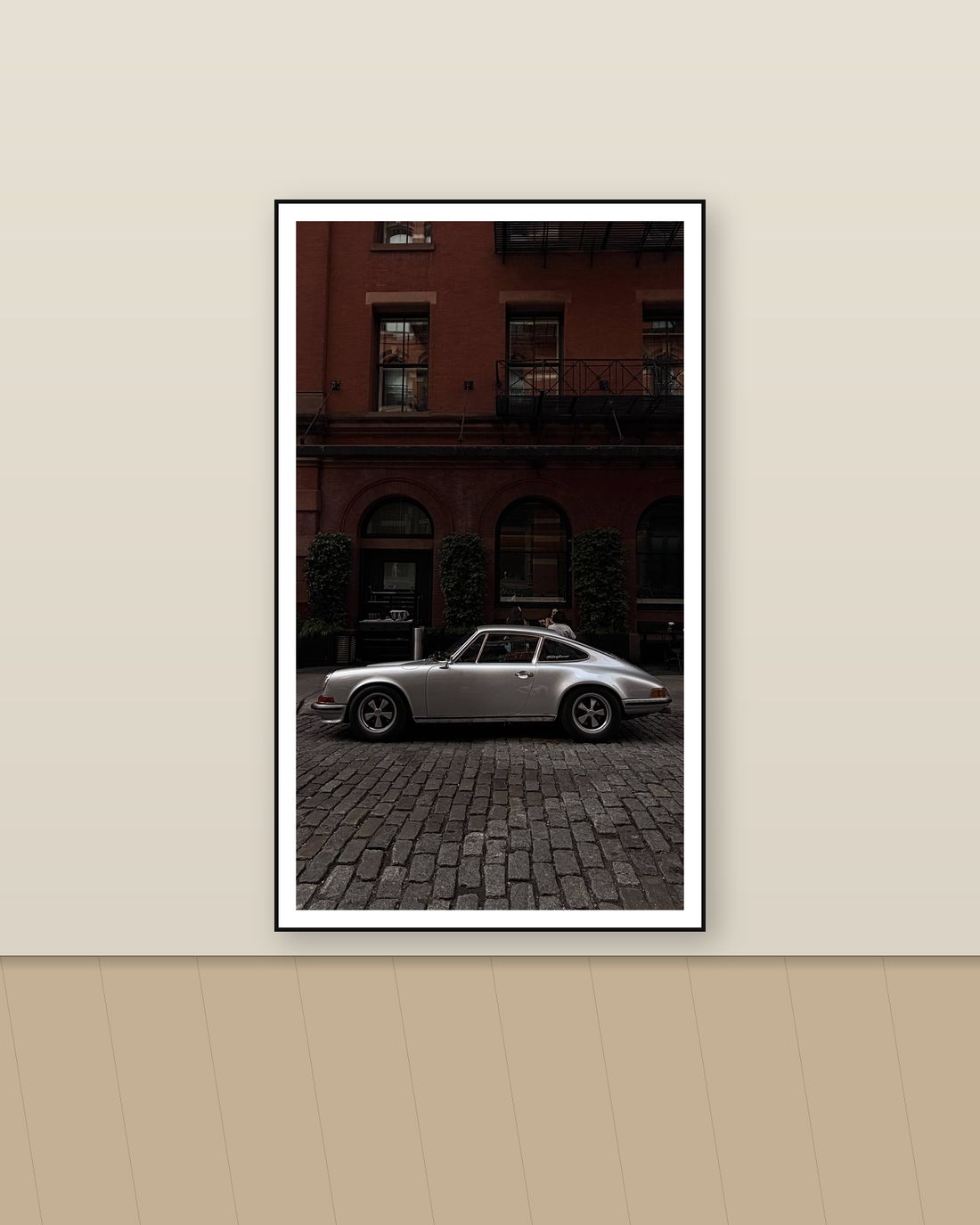 SoHo Standstill, New York, USA, shown on a wall